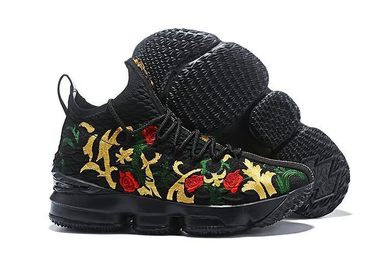 Nike Lebron XV 15 Black "King Crown" Men Shoes Sale Size US7,8,8.5,9,10,11,12 Limited Edition Asics Shoes