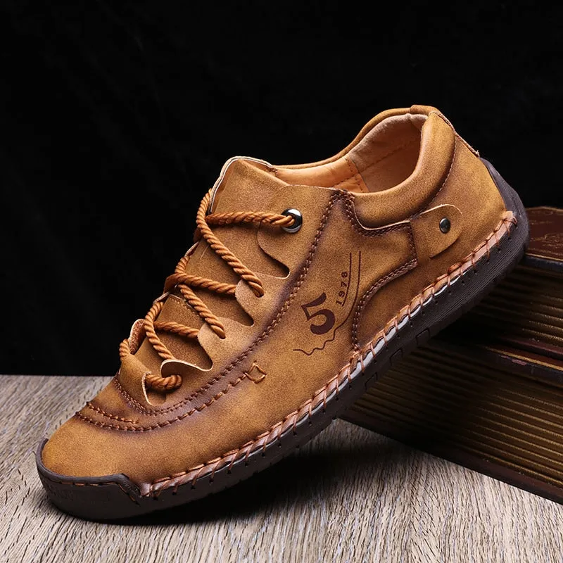 Flat Ladies Shoes New Men Leather Casual Shoes Men Luxury Loafers Fashion Sneakers Outdoor Comfortable Casual Flat Walking Sports Shoes
