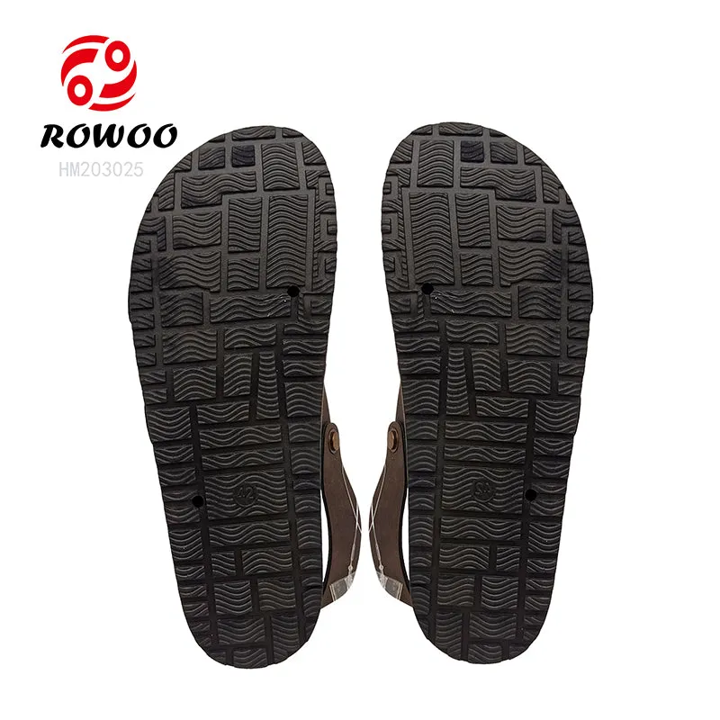 Wholesale Summer Beach Shoes With Metal Buckles Men Sandals Cork Shoes Ladies Outdoor Sandals Royal Plantation Hotel