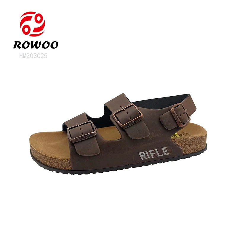 Sandals Nassau All Inclusive Wholesale Summer Beach Shoes With Metal Buckles Men Sandals Cork Shoes Ladies Outdoor Sandals