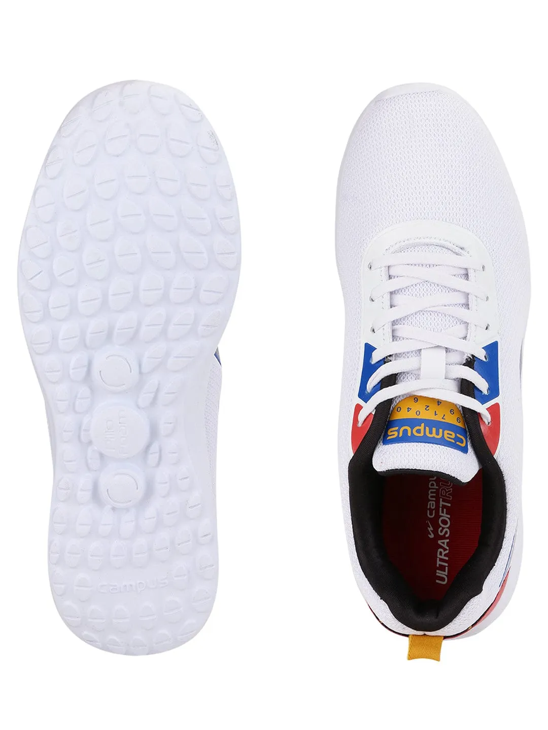 DIVINE White Men's Running Shoes High Fashion Running Shoes