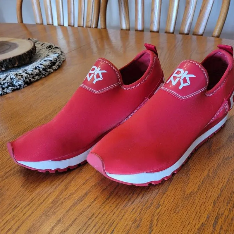 DKNY ABBI LOGO WOMEN SHOES DKW49 Slip On Bike Shoes