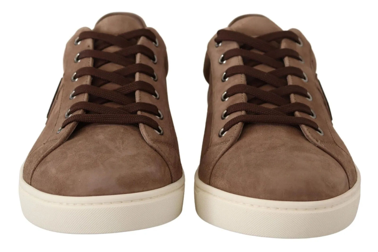 Dolce & Gabbana Elegant Brown Leather Sneakers for Men Jp Sneakers