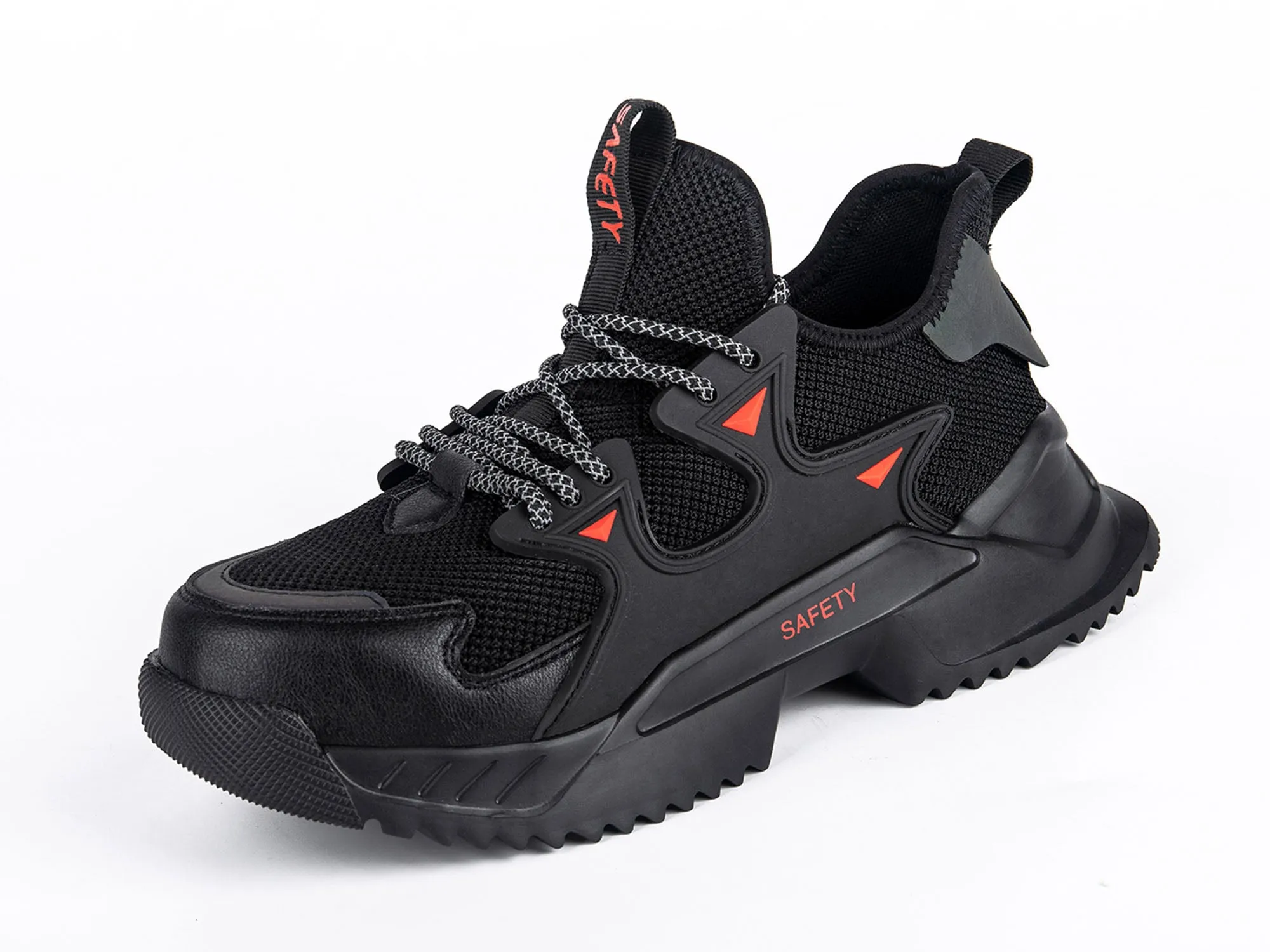 Mens Steel Toe Work Shoes Safety Shoes Breathable Construction Industrial Sneakers Best Puncture Resistant Work Boots