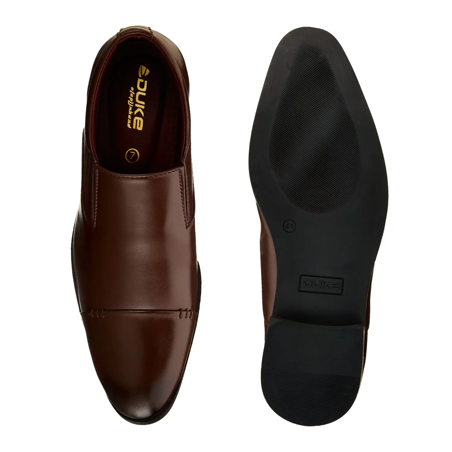 Duke Men Formal Slip-ons (FWOL8098) Slip On Waterproof Boots Slip On Wedges Slip On Work