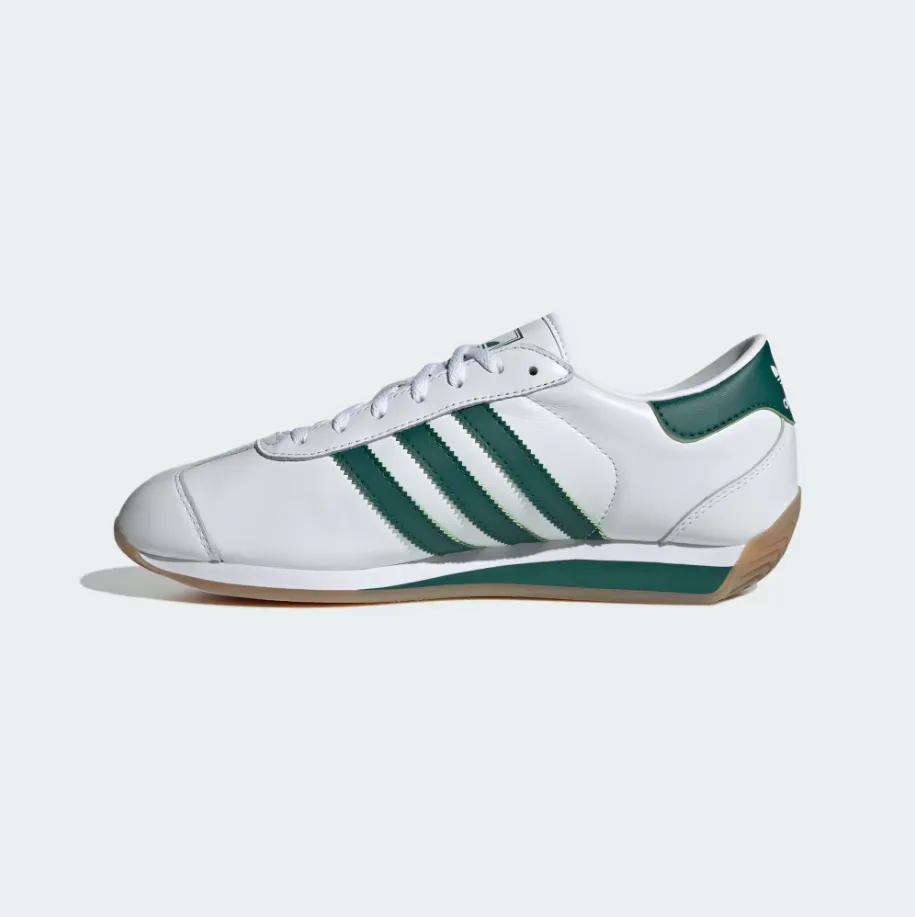 Adidas Prime Green Shoes Adidas Country II - Cloud White / Collegiate Green / Cloud White