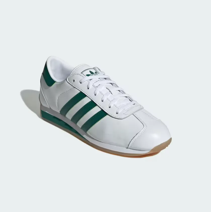 Adidas Country II - Cloud White / Collegiate Green / Cloud White Adidas Biking Shoes
