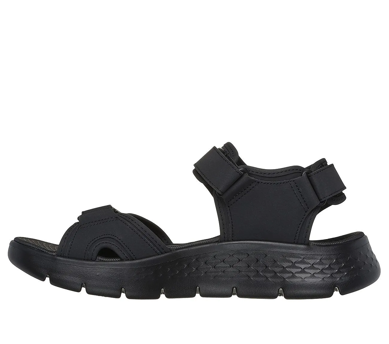 GO WALK FLEX SANDAL - BLACK BLACK Sandals Jamaica Negril
