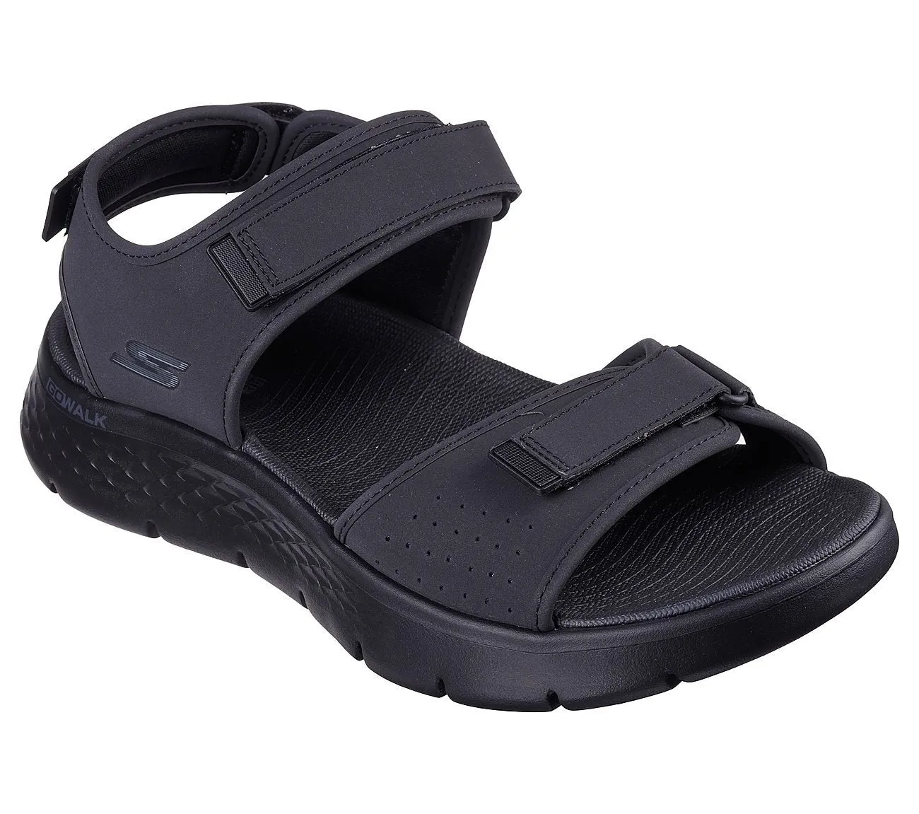 GO WALK FLEX SANDAL - BLACK BLACK Sandals By White Mountain