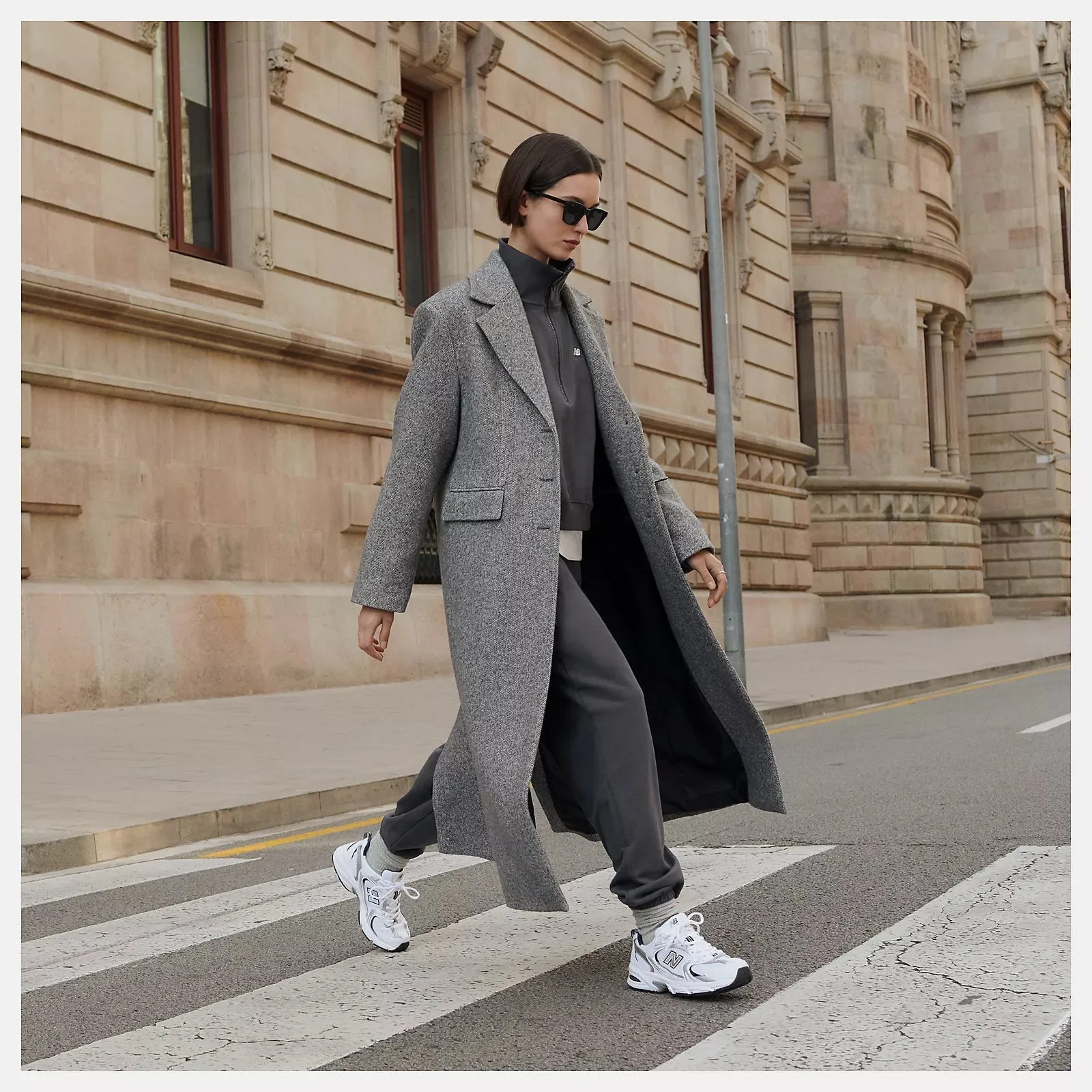 New Balance - MR530SG - White & Navy New Balance 550 Beige