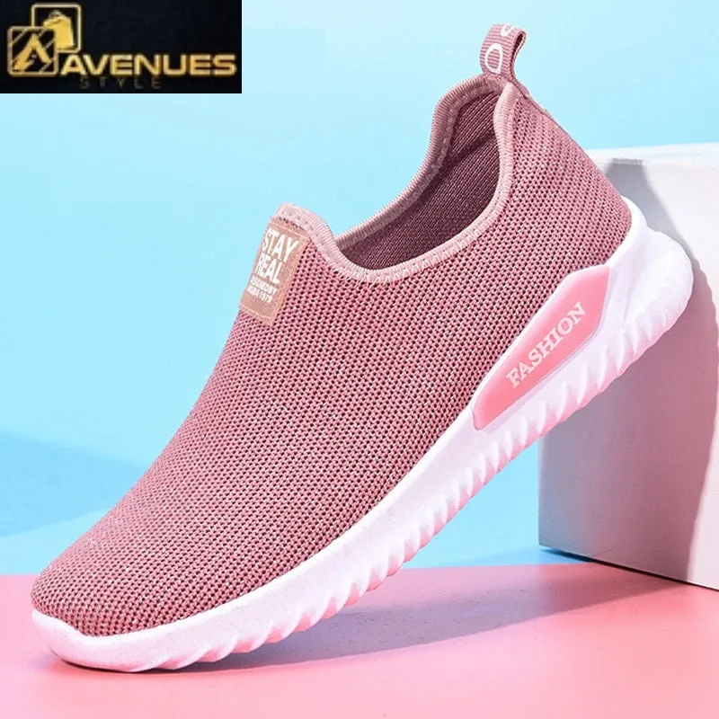 Women Fashion Sock Flats Sneakers Cali Gear Flip Flops