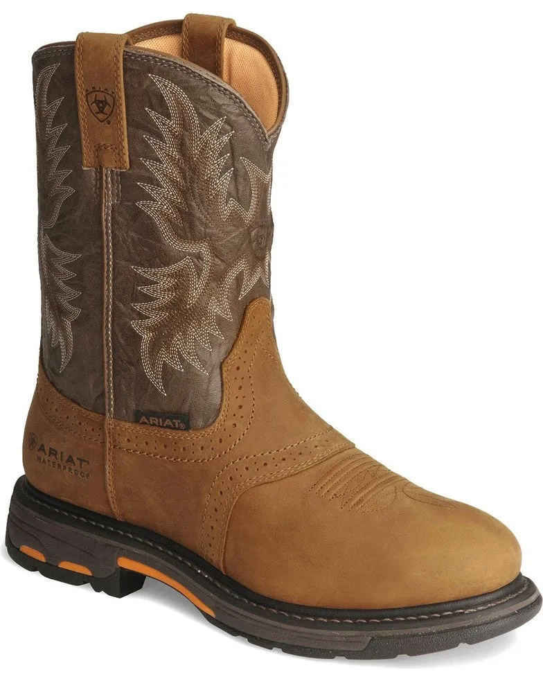 Decimator Work Boots ARIAT Men's WorkHog Waterproof Work Boot 10008633