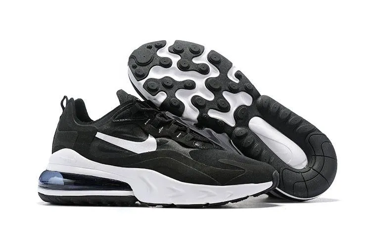 Nike Air Max 270 React GS 'Black White' Sneaker Shoes Sale Men Size 5.5 - 11 Asics Onitsuka Tiger Running Shoes