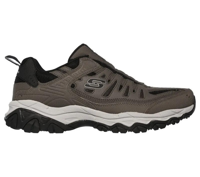 Reef Sneakers Skechers MEN AFTER BURN Extra Wide Width 51866 (Brown)