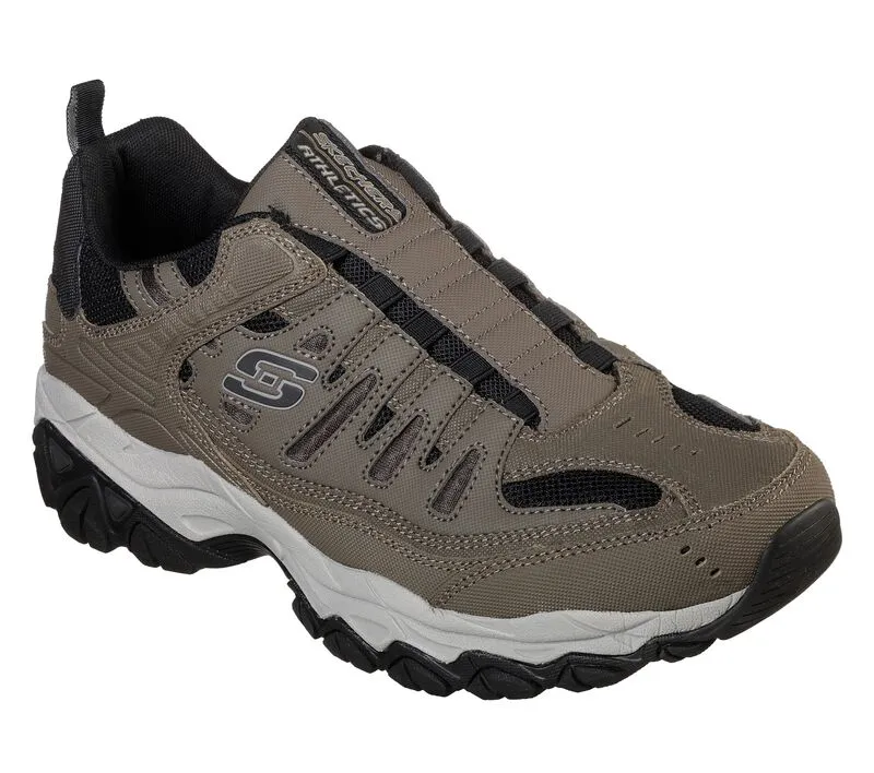 Dr Comfort Sneakers Skechers MEN AFTER BURN Extra Wide Width 51866 (Brown)