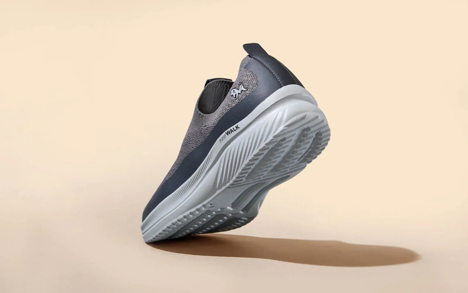 Easy To Slip On Shoes For Elderly Ease Walk Slip Ons : Grey