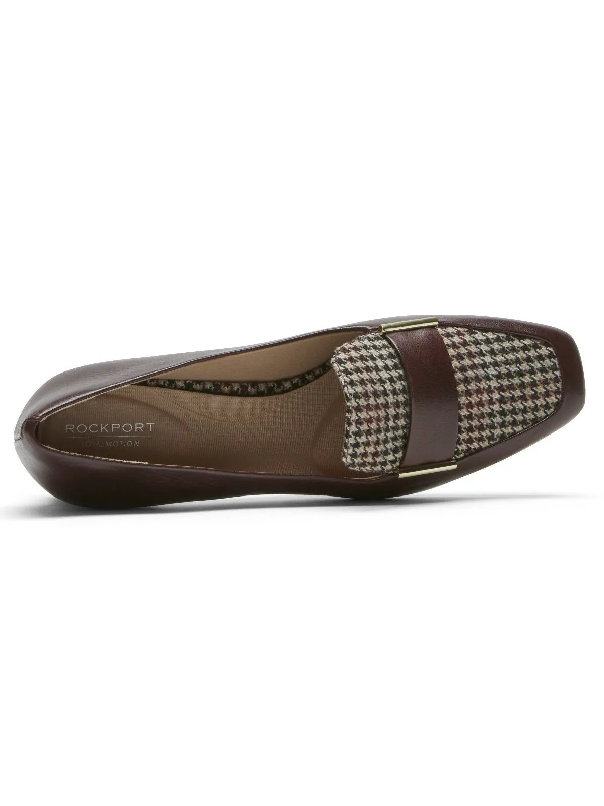 Rockport Women's Total Motion Esma Loafer Hill Bourbon Plaid CI7268 Definition Of Loafers