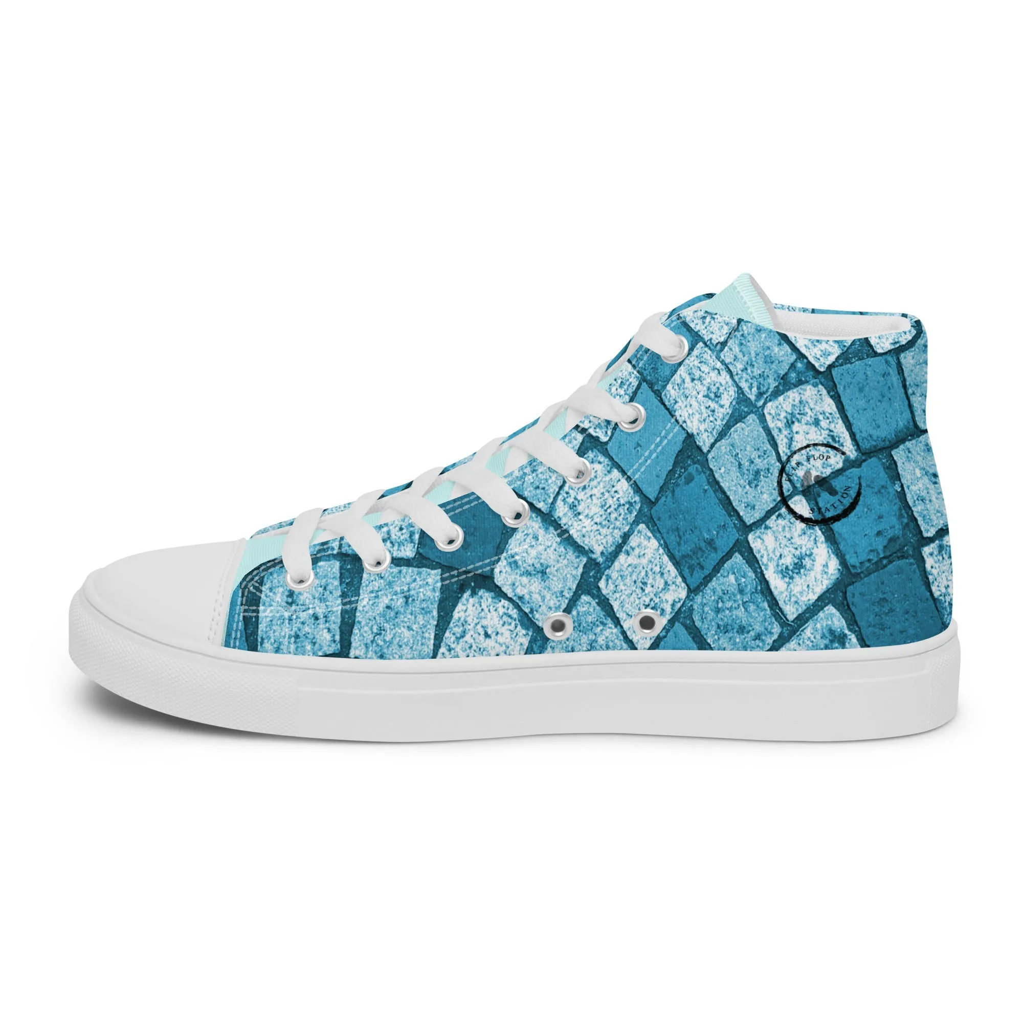 Cobble Path - Mens high top canvas shoes Zara Sneakers