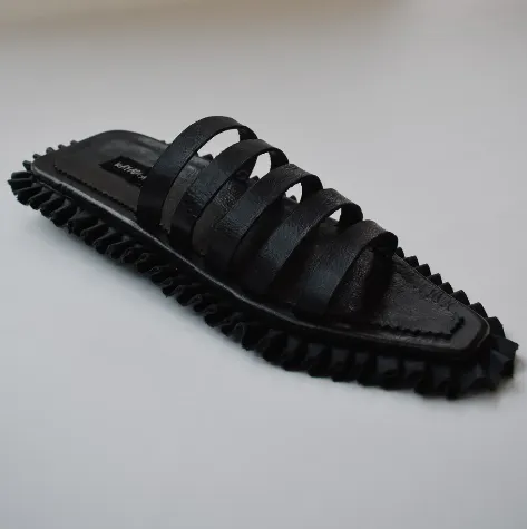 Slides And Socks KAYADUA The low block heel Flowt slip-on style with strap detail