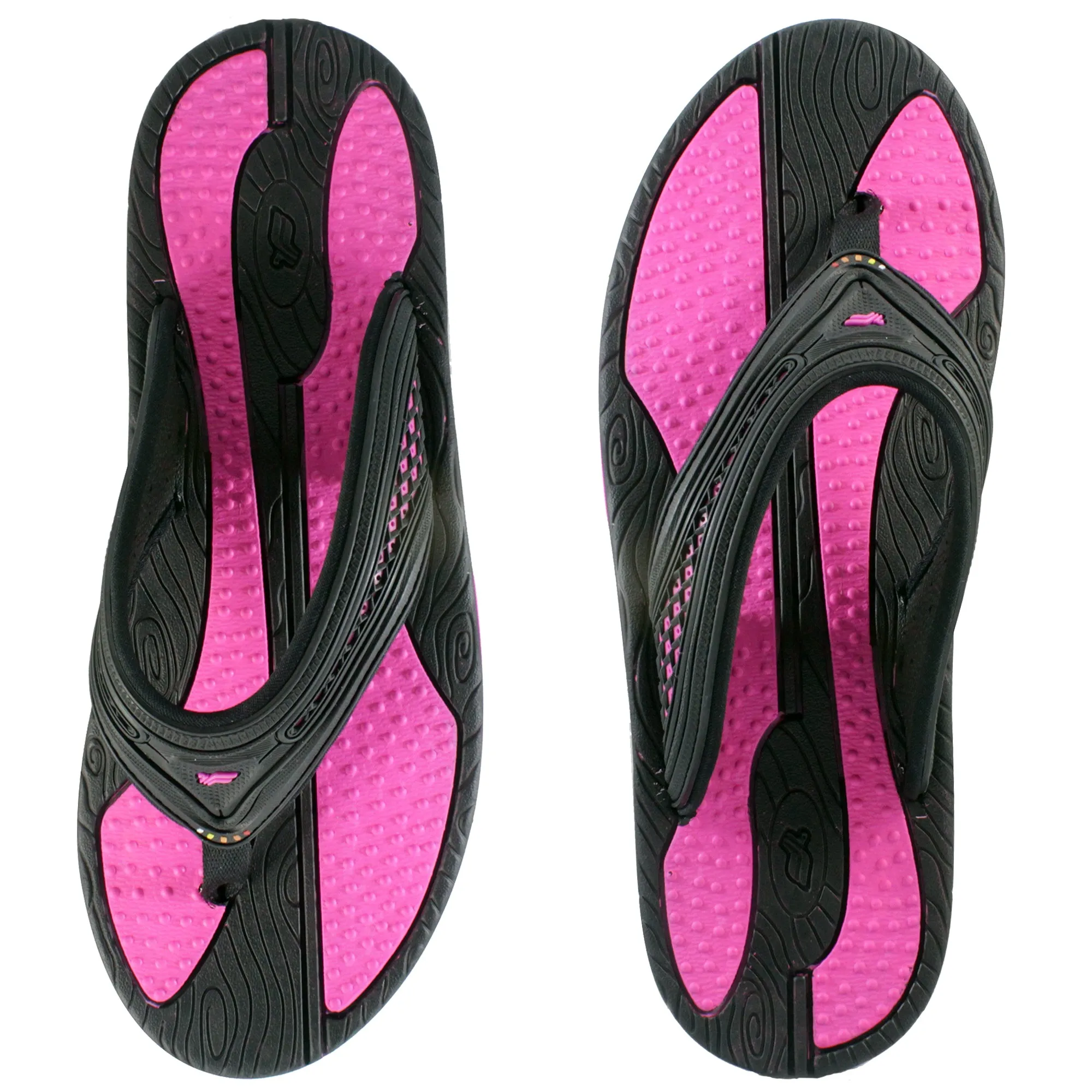 Mardi Gras Flip Flops Signature Sports: 8508 Fuchsia