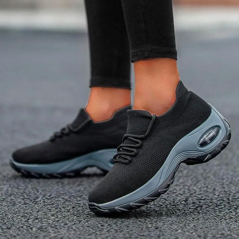 Nanccy Lace Up Walking Running Shoes Platform Sneakers Sneakers For Sell