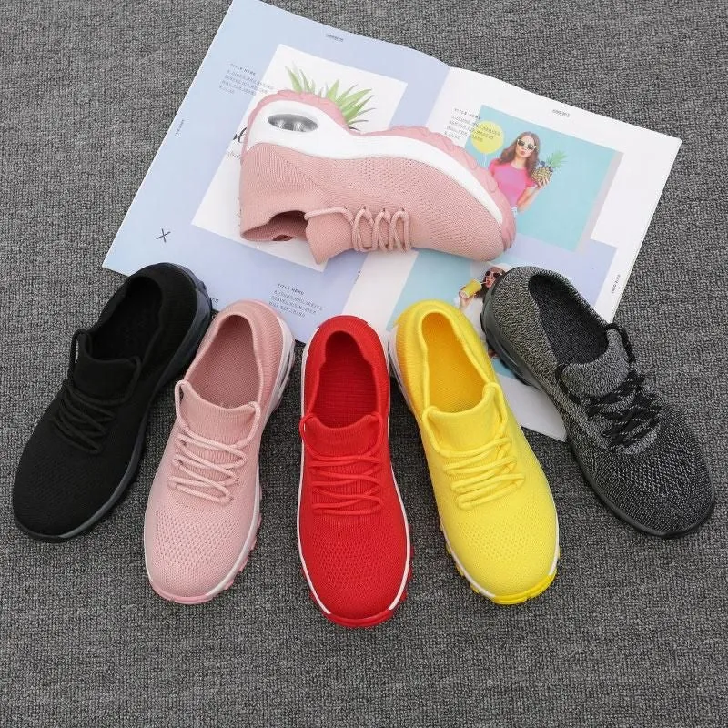 Nanccy Lace Up Walking Running Shoes Platform Sneakers Best Boat Sneakers