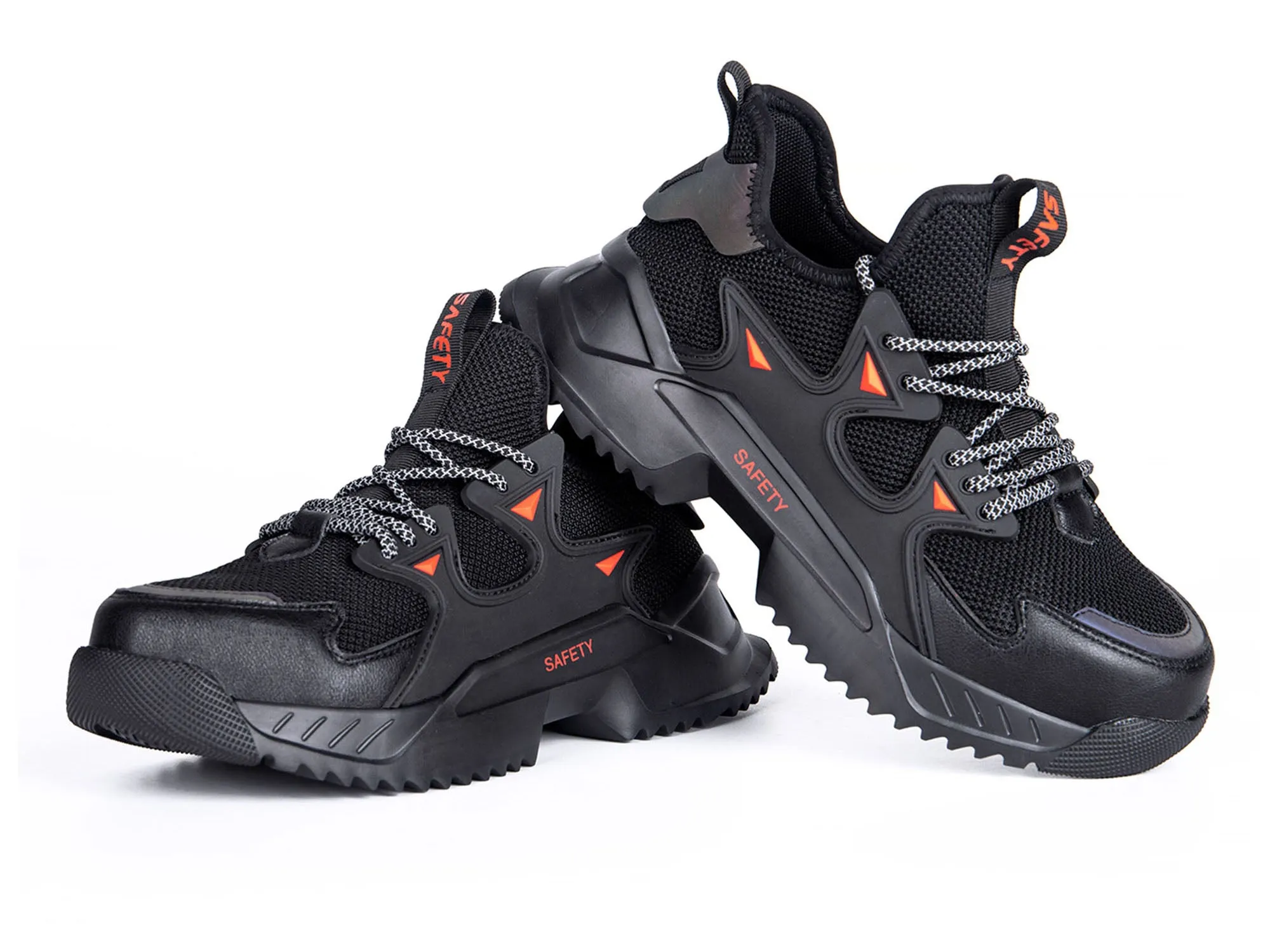 Canadian Made Work Boots Mens Steel Toe Work Shoes Safety Shoes Breathable Construction Industrial Sneakers