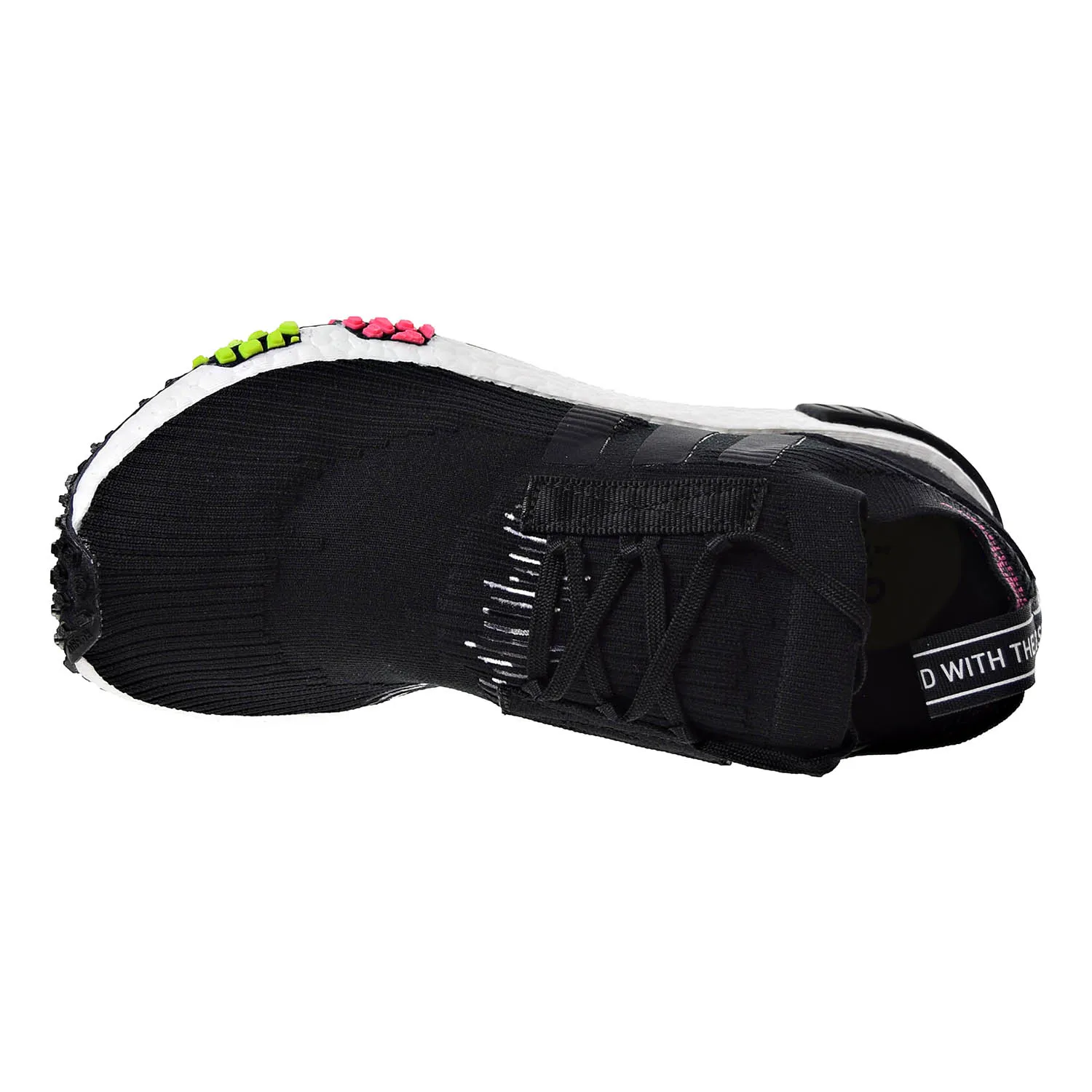 Adidas Ozweego Shoes Adidas NMD_Racer Primeknit Men's Running Shoes Core Black/Core Black/Solar Pink