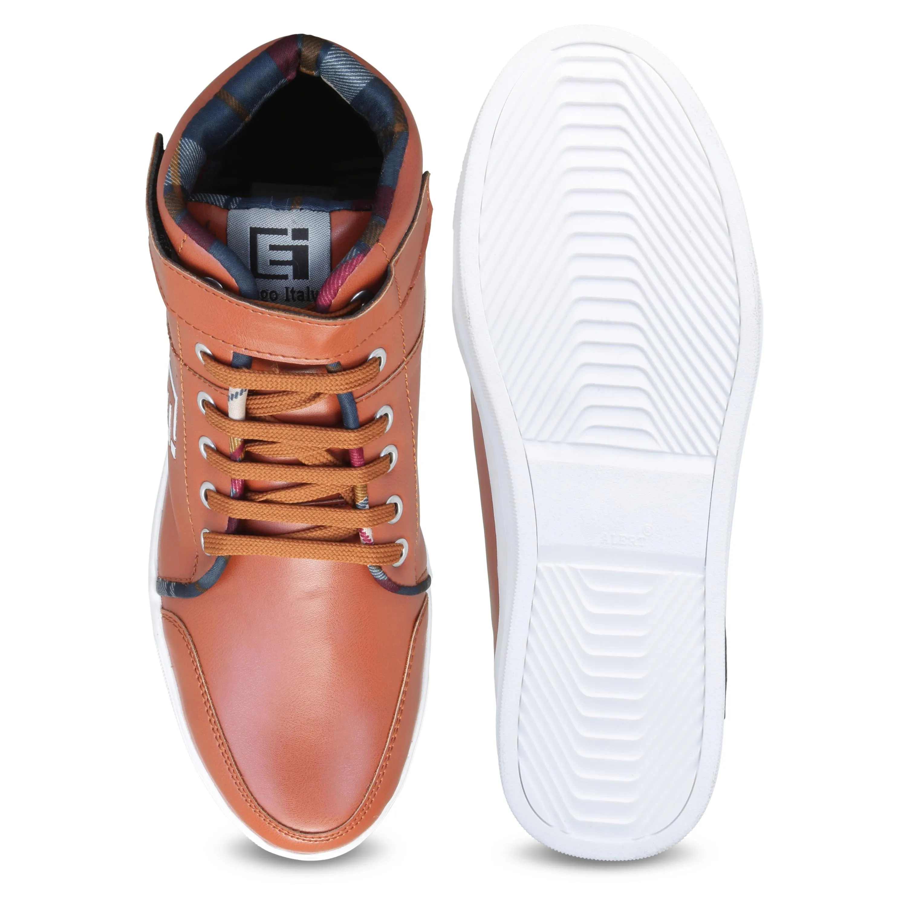 Eego Italy Stylish High Tops Wide Basketball Sneakers