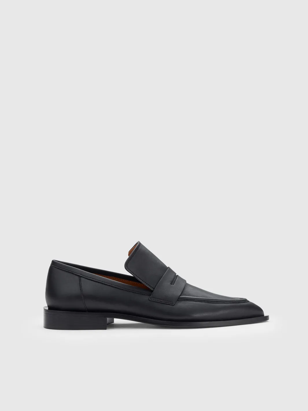 Montazzoli Black Nappa Loafers Emporio Armani Loafers