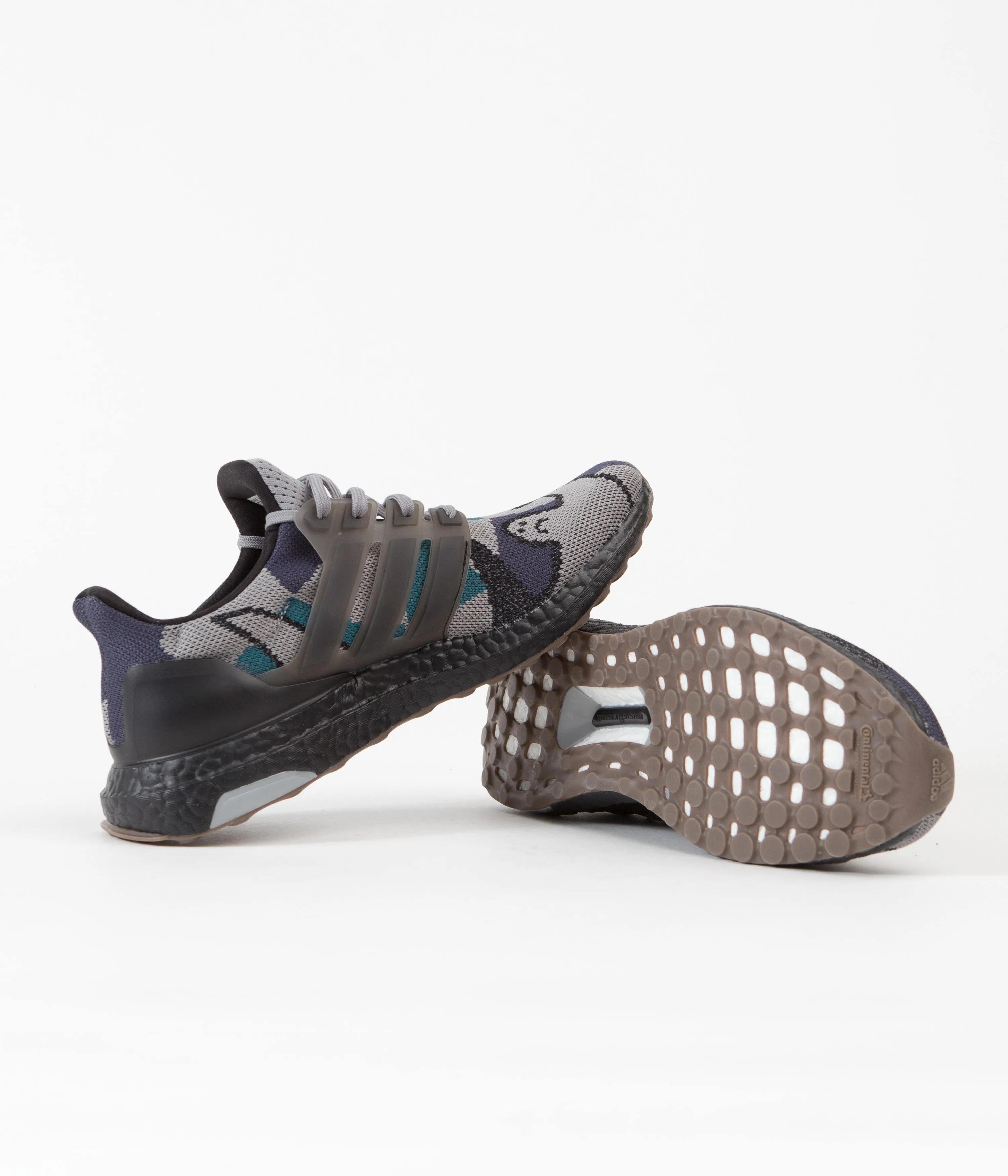 Adidas Gonz Ultra Boost Shoes - Grey Three / Core Black / Shadow Navy Adidas Slip-on Shoes