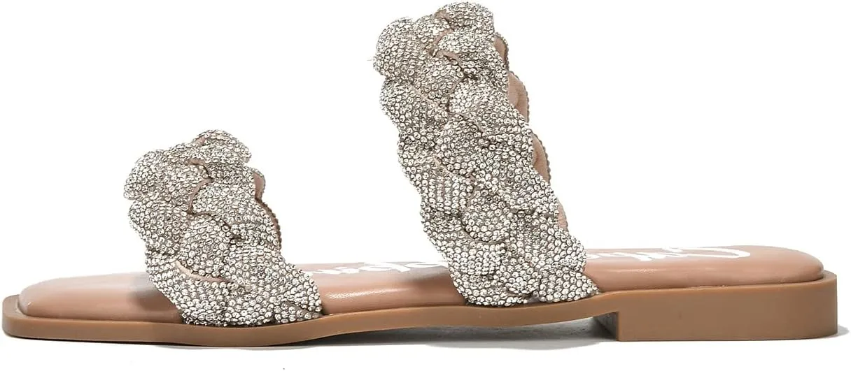 Rainbow Flip Flops Flirty Braidy Cape Robbin Women's Mana Braided Sandals