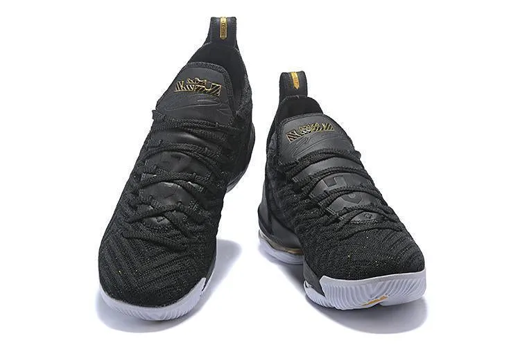 Nike Lebron XVI 16 EP Black Gold Men Shoes Sale Size US7,8,8.5,9,10,11,12 Asics 0 Drop Shoes