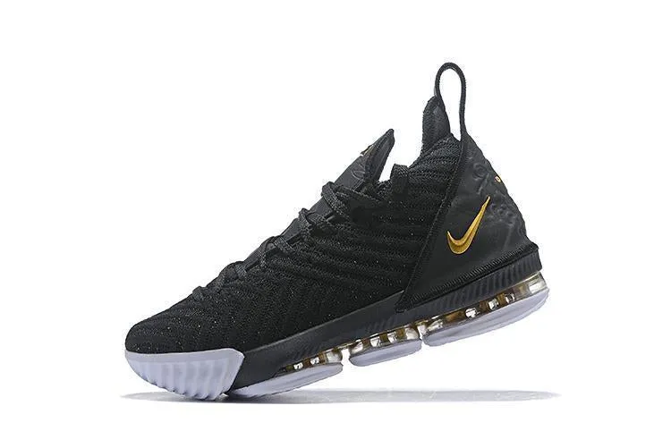 Nike Lebron XVI 16 EP Black Gold Men Shoes Sale Size US7,8,8.5,9,10,11,12 Support Asics Running Shoes