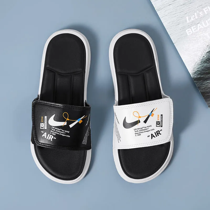 Men Beach Shoes Slippers Men's Summer Fashion Outdoor Non-Slip Crocs Slide