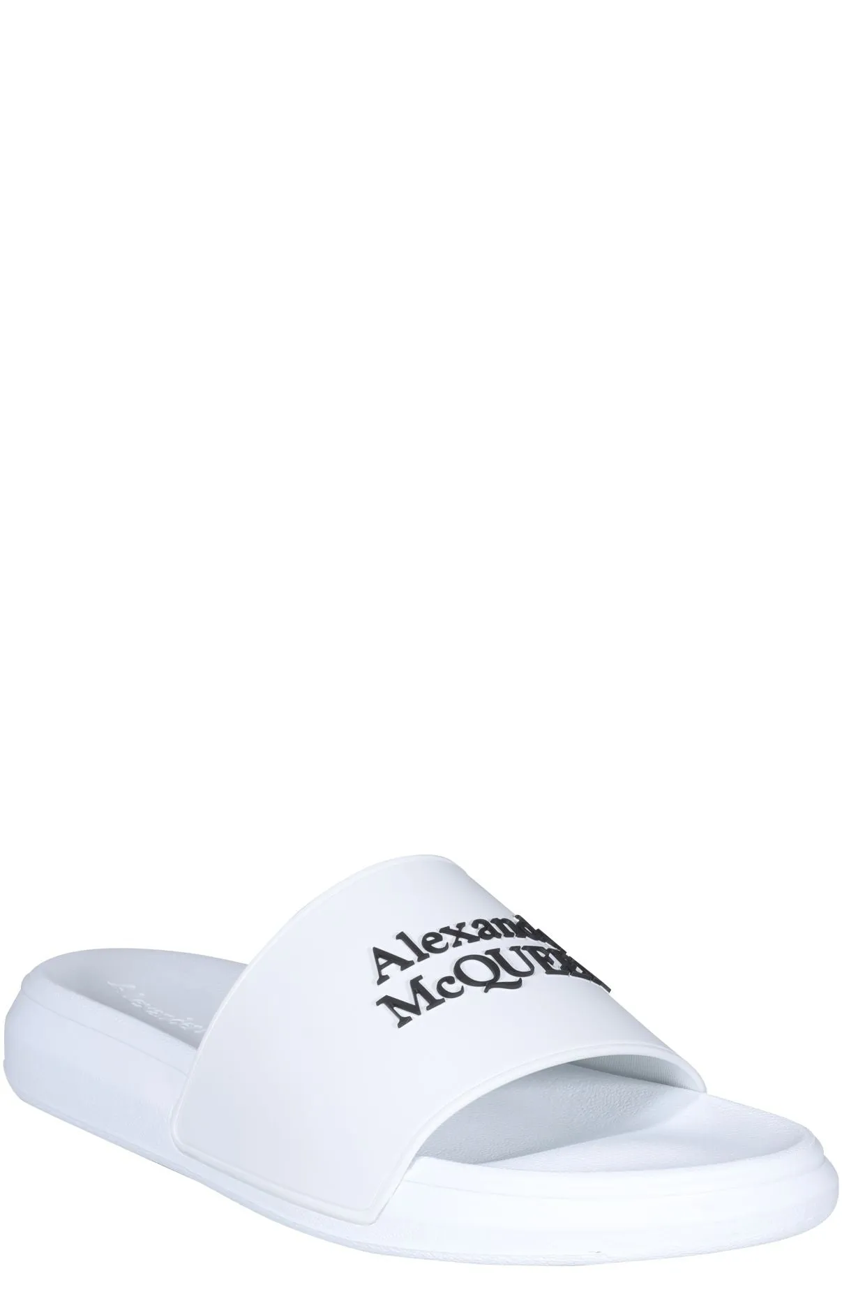 Lainey Sandals Alexander McQueen Logo Printed Slides