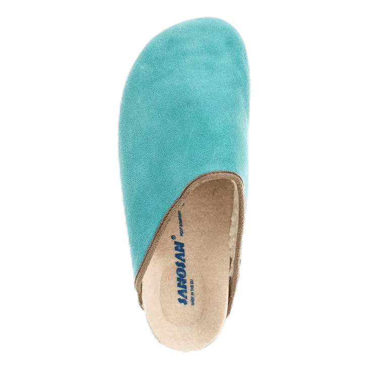 Slippers The Cat Muffy Suede Green