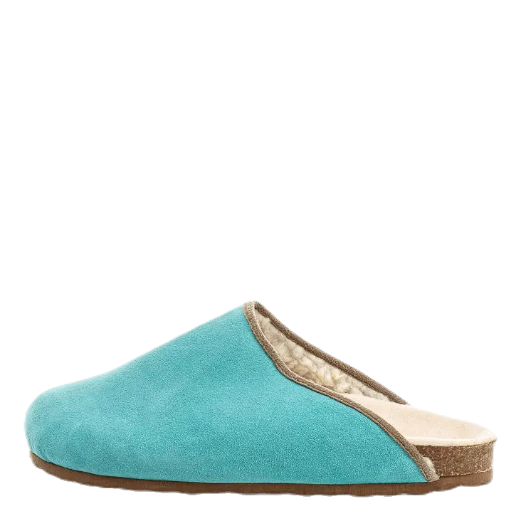 Comfortable Home Slippers Muffy Suede Green