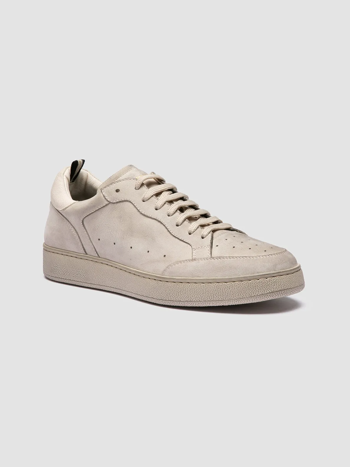 Rc42 Sneakers THE ANSWER 005 - Grey Leather and Suede Low Top Sneakers