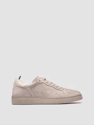 THE ANSWER 005 - Grey Leather and Suede Low Top Sneakers Hot Heat Sneakers