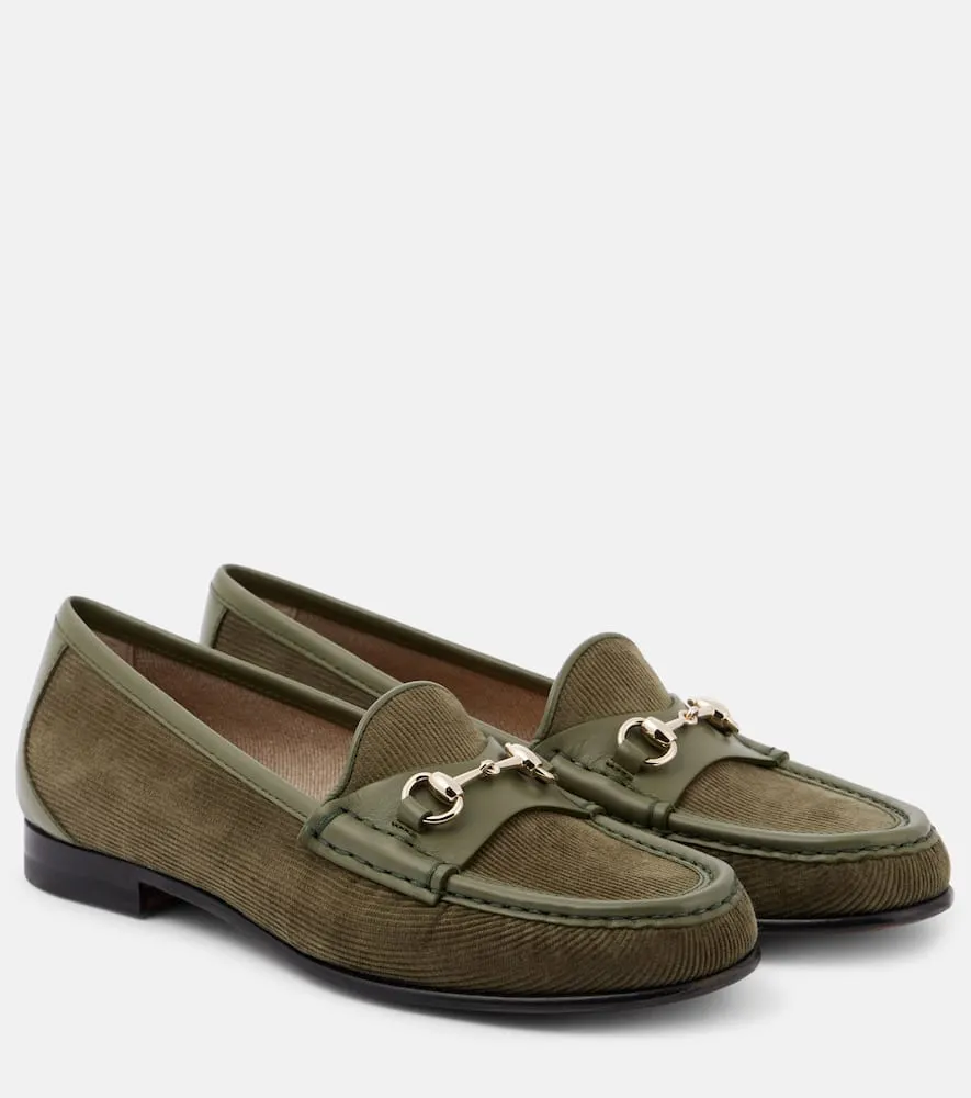 Gucci Horsebit 1953 corduroy loafers Horsebit Accent Loafers