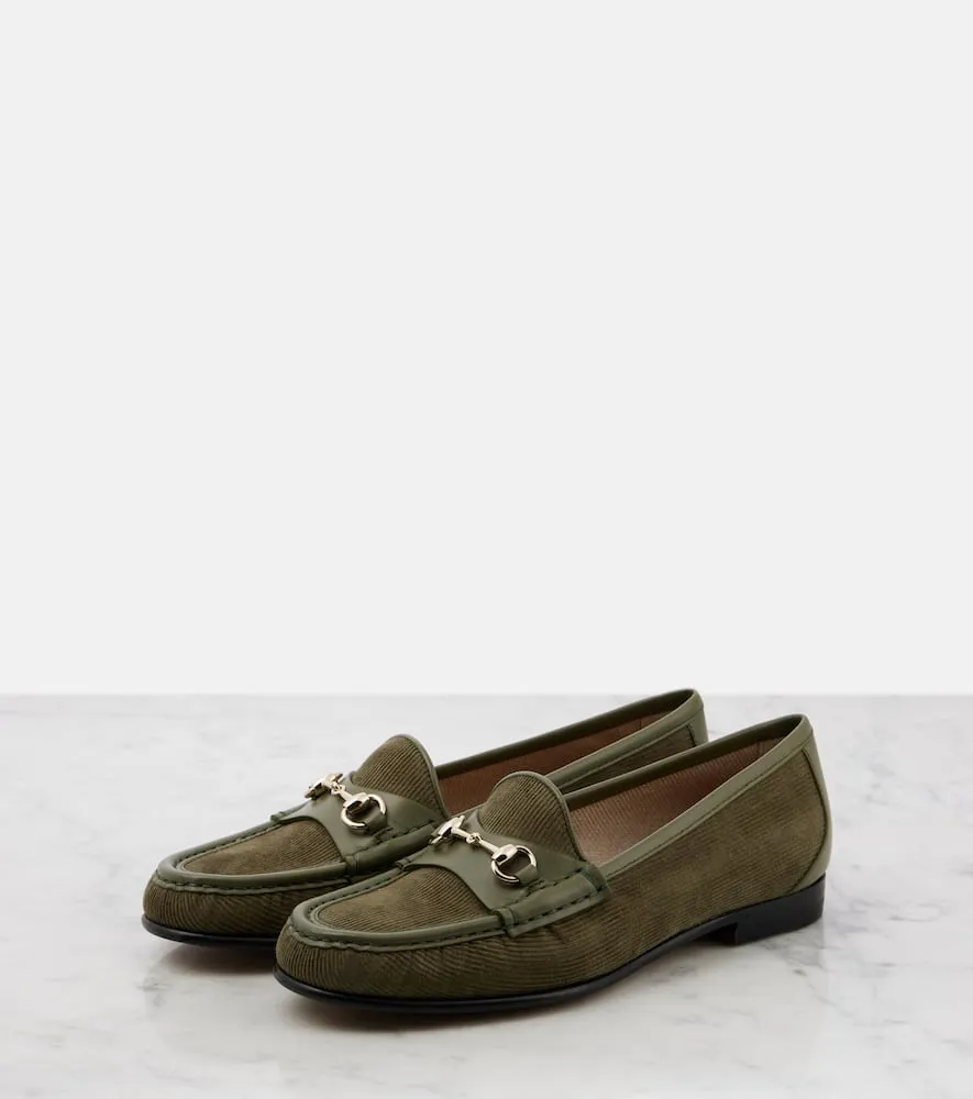 Exchange Loafers Gucci Horsebit 1953 corduroy loafers