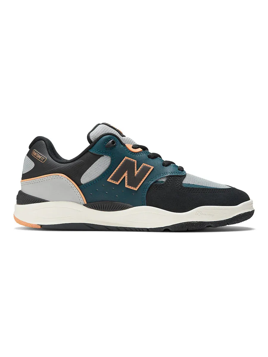 White New Balance Sneakers Mens New Balance Numeric Tiago Lemos 1010 Shoes-Teal/Black/Orange