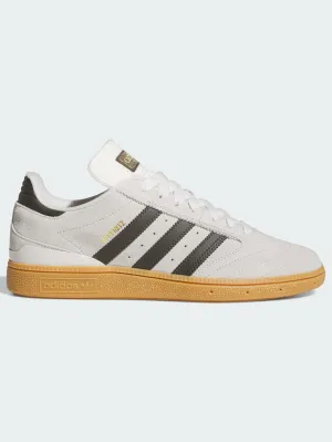 Busenitz Crystal White/Shadow Olive/Gum3 Shoes Adidas Roma Shoe