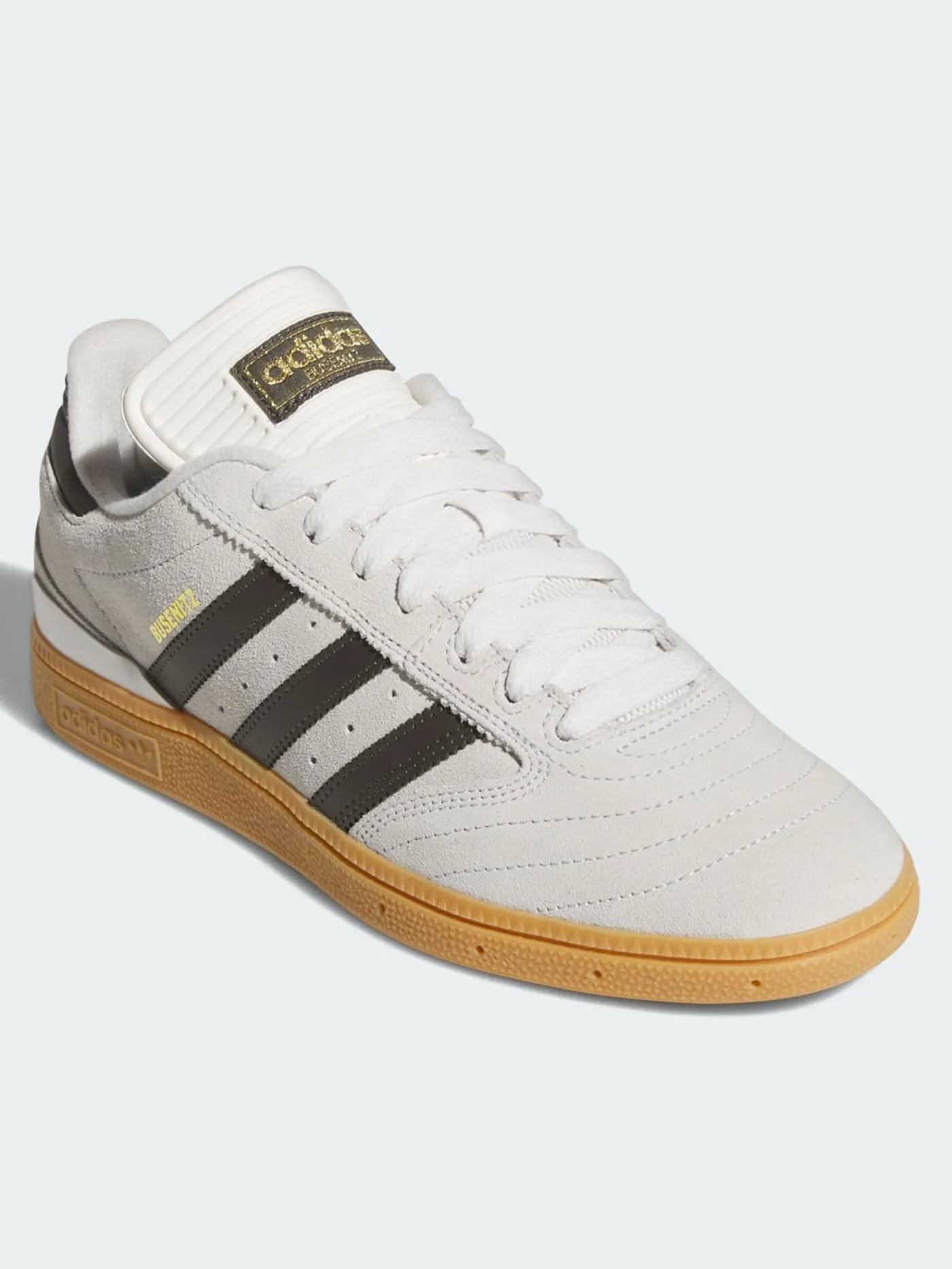 Adidas Dame 4 Basketball Shoes Busenitz Crystal White/Shadow Olive/Gum3 Shoes