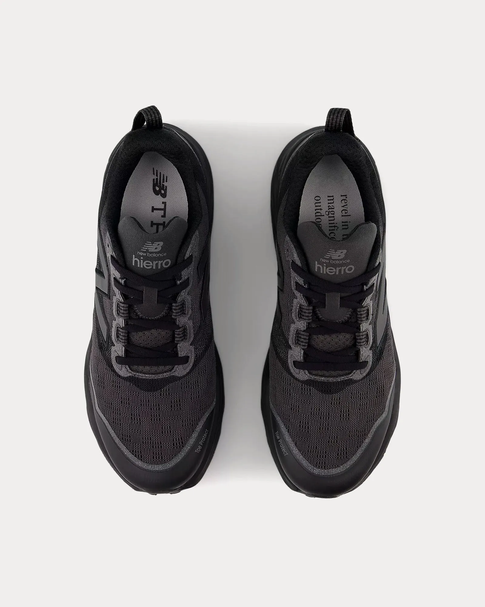 New Balance Usa Outlet Fresh Foam X Hierro v9 Black Cement / Black Running Shoes