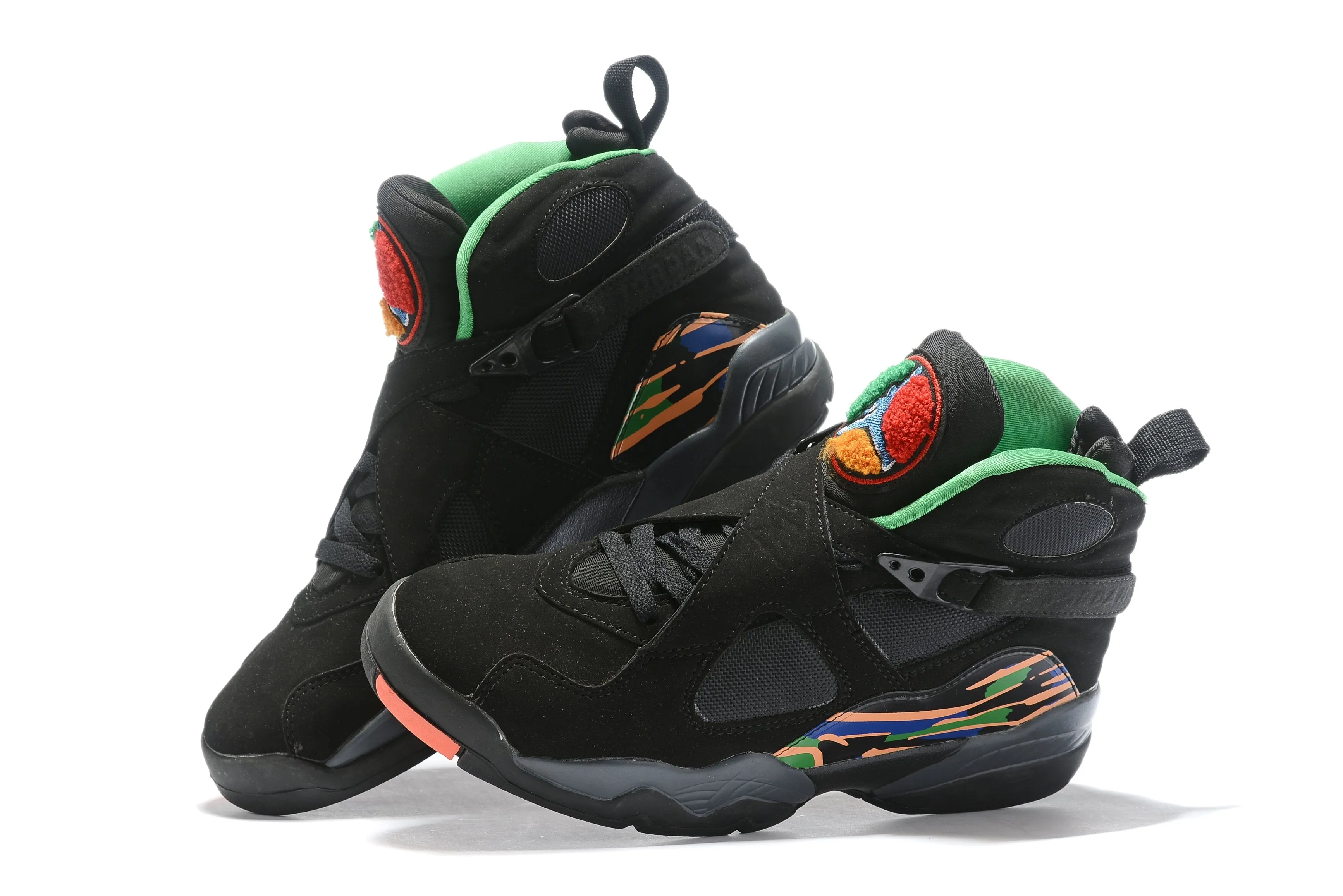 Nike Air Jordan 8 Retro 'Tinker - Air Raid' Black Sneaker Shoes Sale Men Size 8-13 Asics Running Shoes America