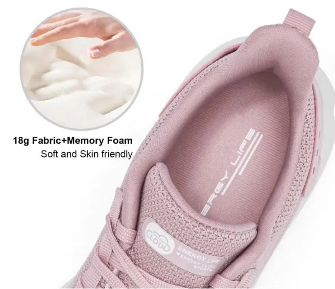 Comfortable Breathable Work Boots Energy Cloud Women Breathable Work Out Shoes