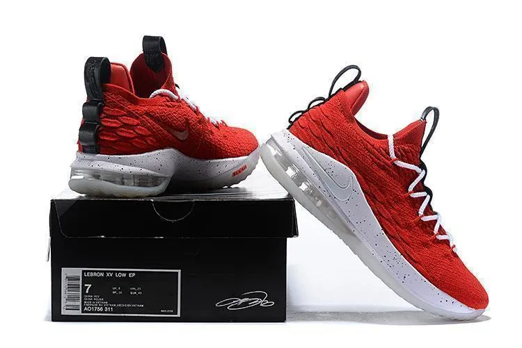 Nike Lebron XV 15 Low EP University Red Men Shoes !!! CYBER MONDAY SALE !!! Asics 1000 Shoes