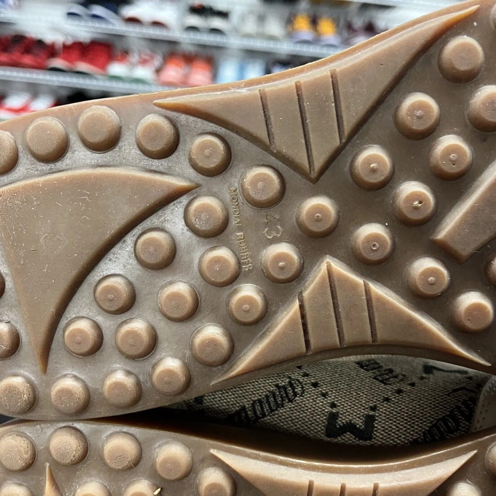 Mauri King Aligator Crocodile Leather Beige Dress Shoes Men's Size US 10.5 Cute Sneakers